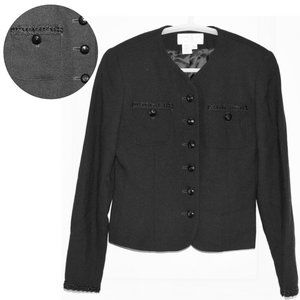 Saville Vintage 100% Wool, Embellished Blazer